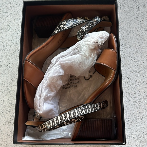 SALE !! Coach Brown Leather Sandals 7.5 - Picture 9 of 10